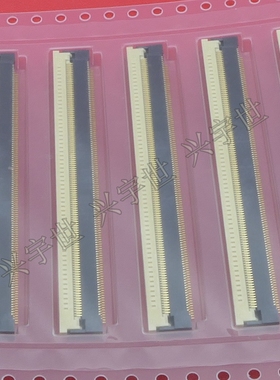 IMSA-12004S-120A-GFN4 0.4mm间距单排120pin翻盖下接连接器原装