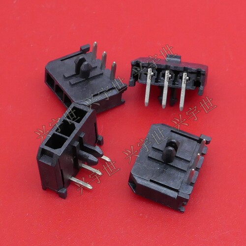 0436500301 43650-0301 3.0mm间距3pin90度弯针连接器molex插座