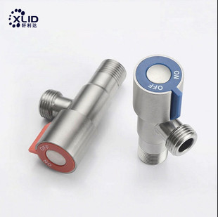 厂家 热水器马桶进水阀止水阀 304不锈钢三角阀 4分加厚