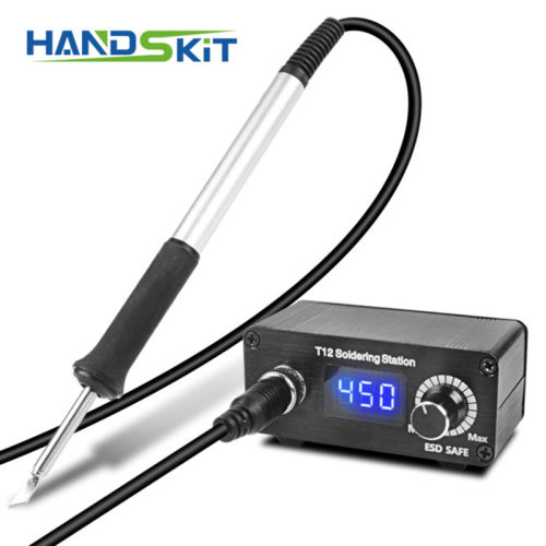 白光T12焊台LED数码管可调温 编程维修 铝合金金属 外接dc12-24V