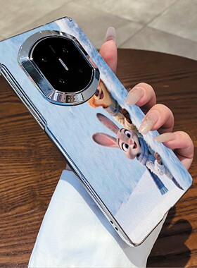 适用于华为matex7手机壳侧身尼克朱迪可爱趣味卡通ins日韩风x6/荣耀magicv5/vivoxfold5/oppofindn5/三星w26