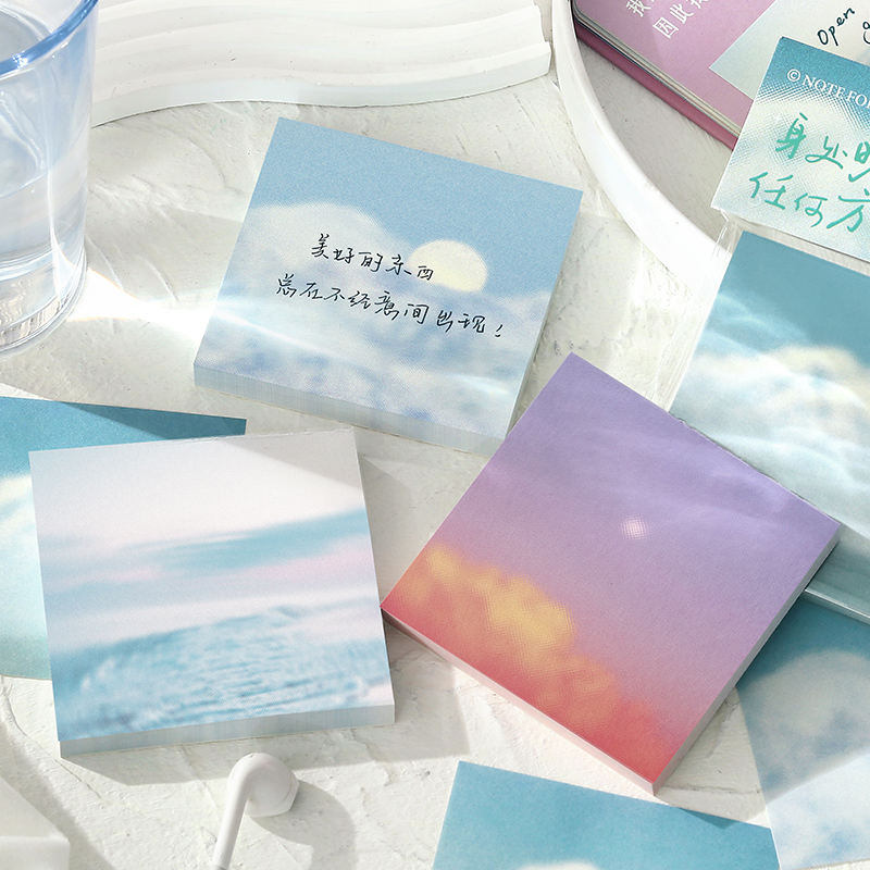 好心情营业100张无粘性便签纸