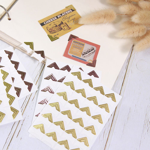 手工diy相册照片角贴固定贴纸