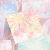 烟花灿烂向星辰100张高颜值便签纸无粘性便利贴备忘书写留言纸