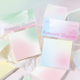 100张渐变高颜值便签纸ins可撕无粘性便利贴手帐素材本备忘便条纸
