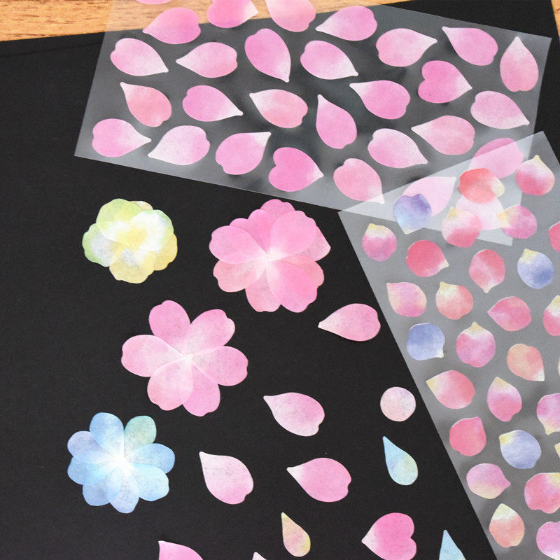 韩国文具相册DIY黑纸装饰贴纸和纸花瓣手账手机装饰日记儿童贴画|ruв категории электронный словарь/электрический бумажных книг/канцелярские принадлежности, бумажные книги, наклейка - от Buy2taobao.com для оказания профессиональной услуги покупки агента Taobao