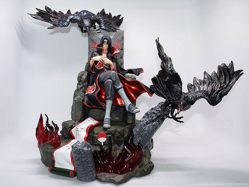 火影 gk 王座 殿堂 共鸣 宇智波乌鸦鼬 坐姿 场景 摆件 盒装手办