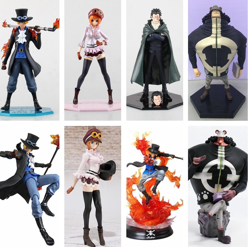 海贼王 革命军蒙奇d龙烧烧果实萨博pop克尔拉人妖 大熊七武海手办