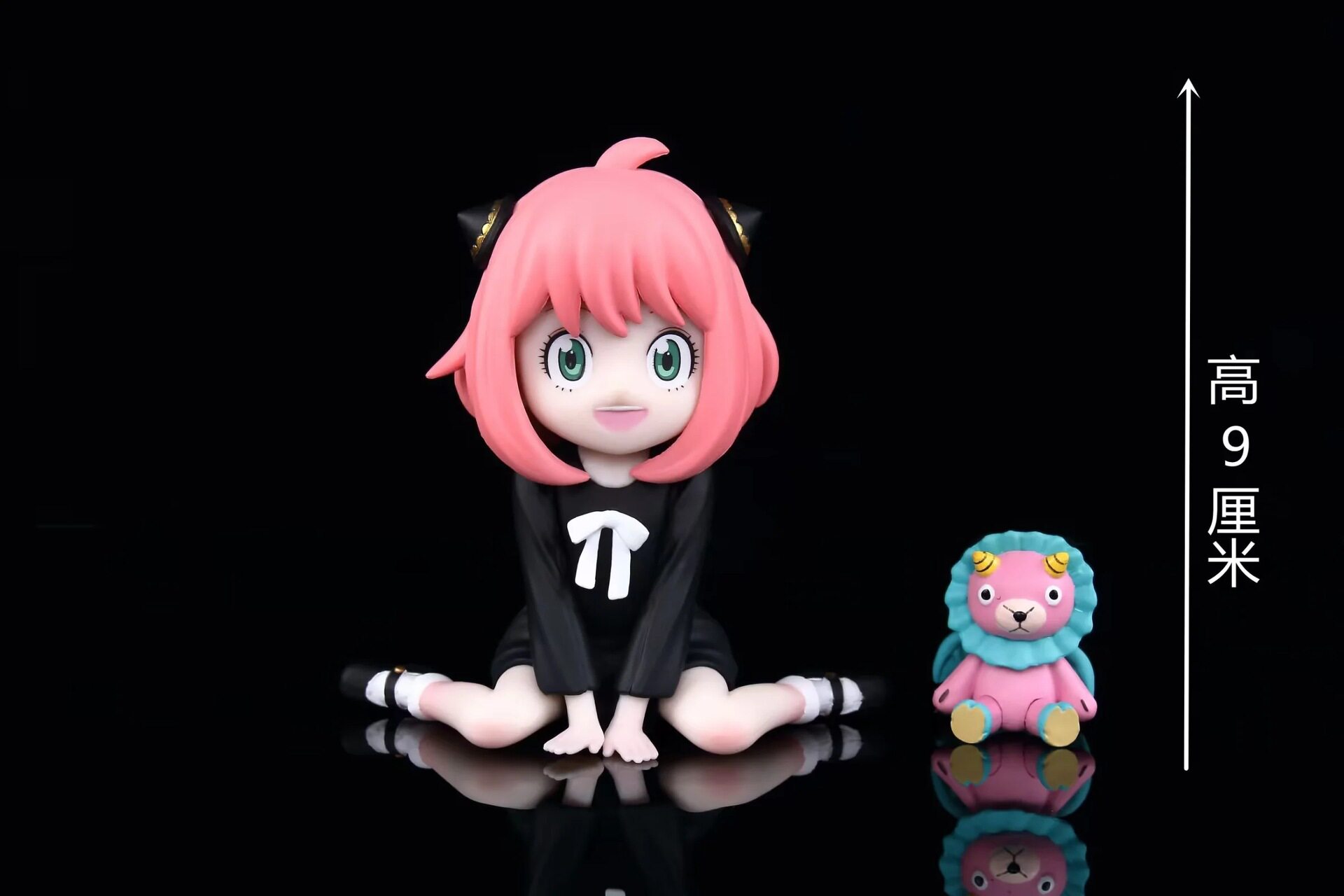 间谍过家家 可爱 阿尼亚 跪姿 车载机箱 模型 动漫摆件盒装手办