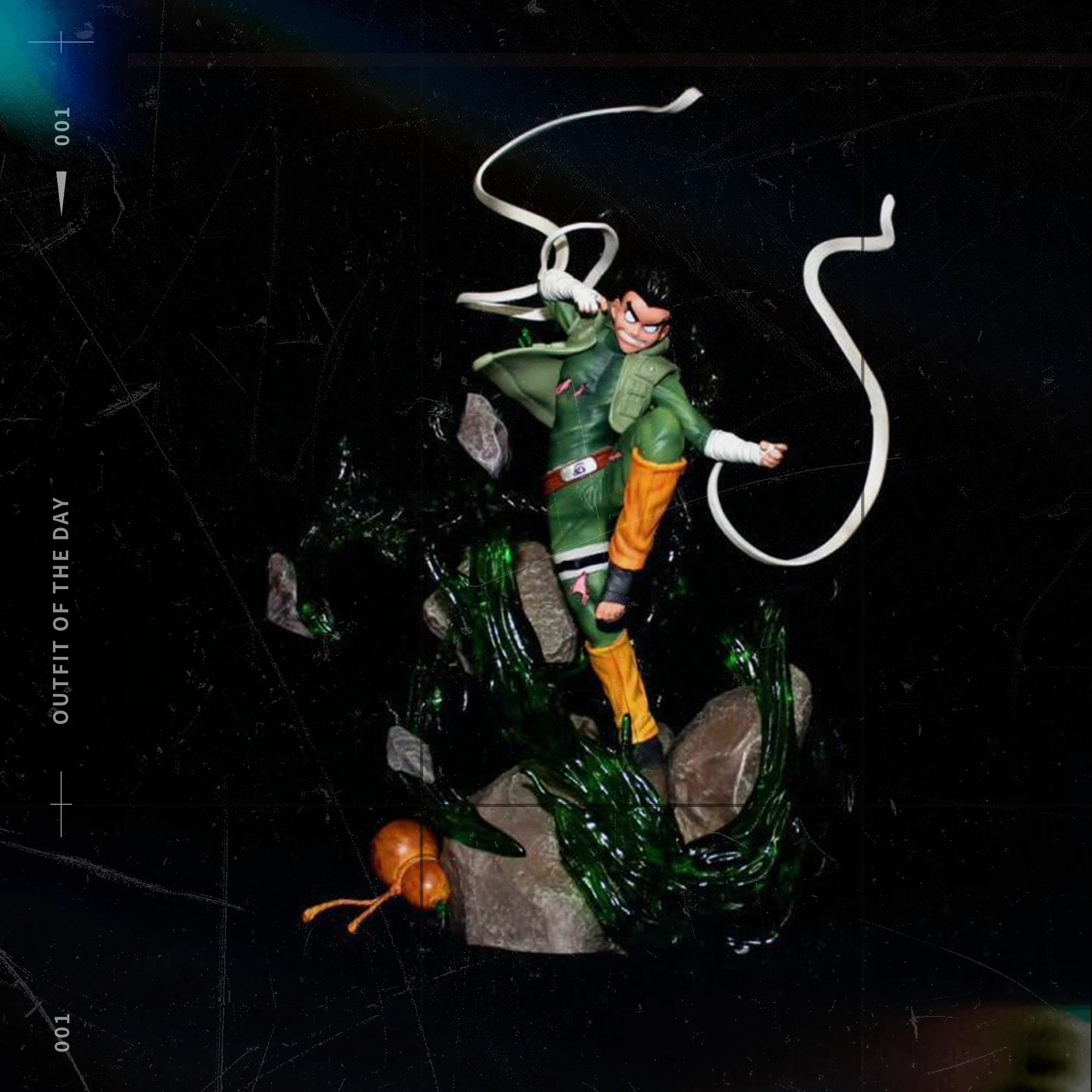 火影忍者 tsume 小李 李洛克 xtra 八门遁甲 gk 雕像模型盒装手办