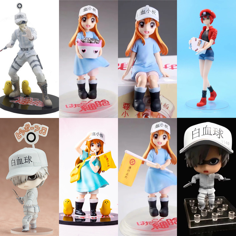 工作细胞男主角白细胞血小板白血球盒装赤血球 红血球手办模型