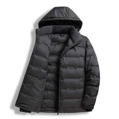 白鸭绒轻薄连帽羽绒服户外男女款