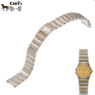 carty钢表带 配件 代用欧米茄 星座 男22 女 14钢带 手表带