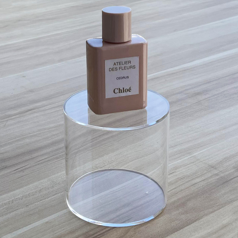 亚克力圆柱圆形底座摆件展示透明
