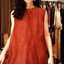 长裙连衣裙旗袍中国风时尚 立领夏季 宽松汉服双层 无袖 新中式