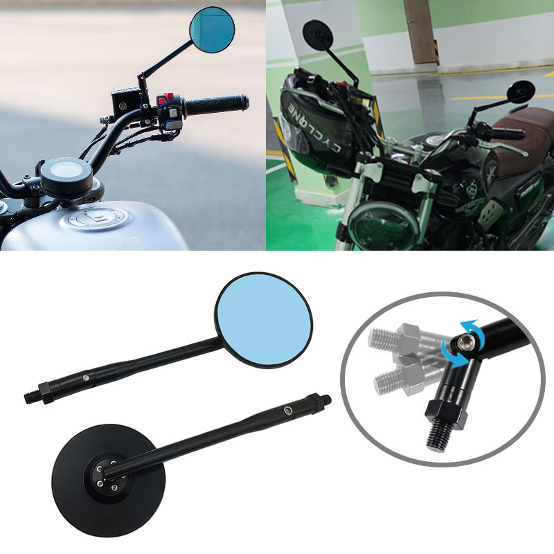 10mm通用全圆铝合金后视镜