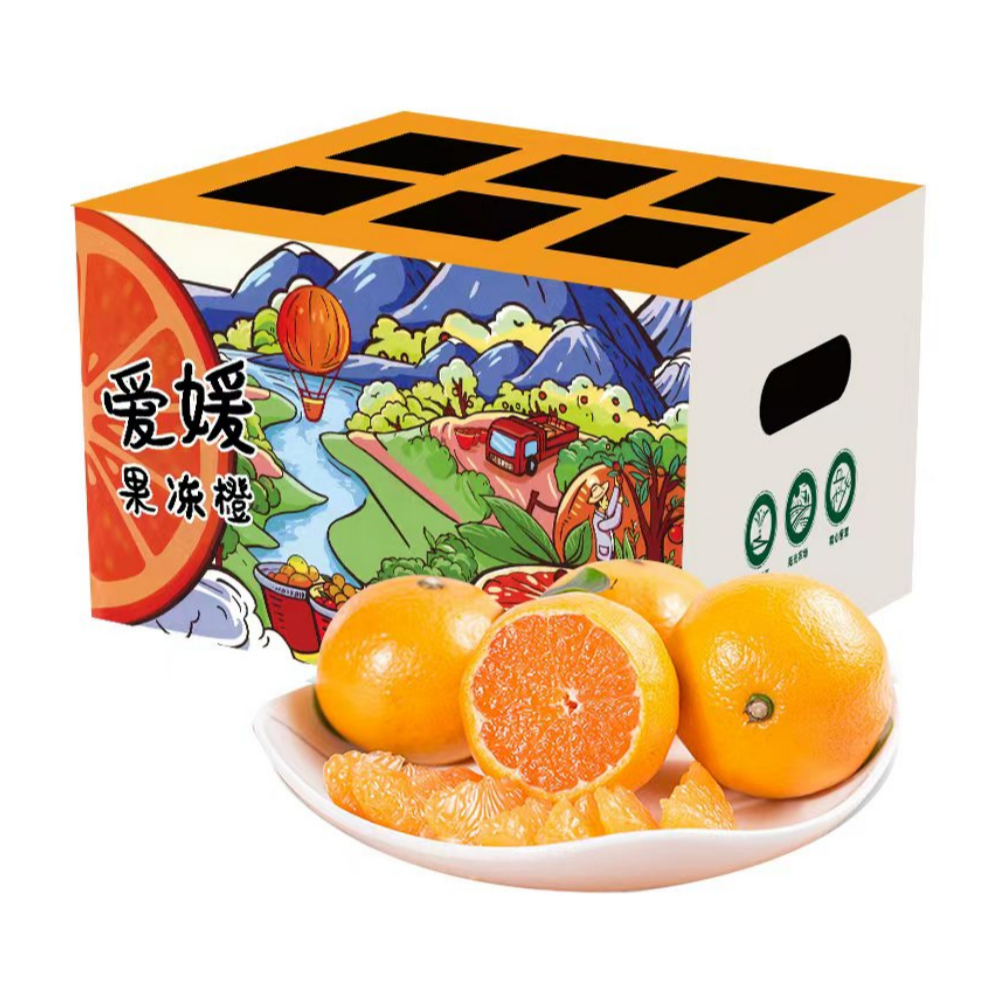 四川爱媛果冻橙2.5kg礼盒