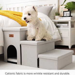 新款 热销可折叠收纳宠物狗狗楼梯 台阶上床上沙发 小狗爬高梯子