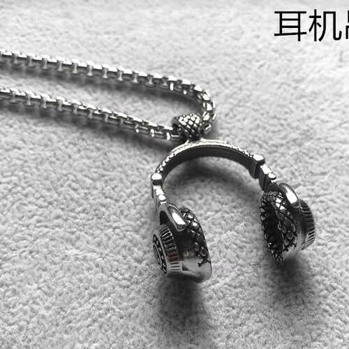 朋克风摇滚钛钢日韩欧美潮人吊坠