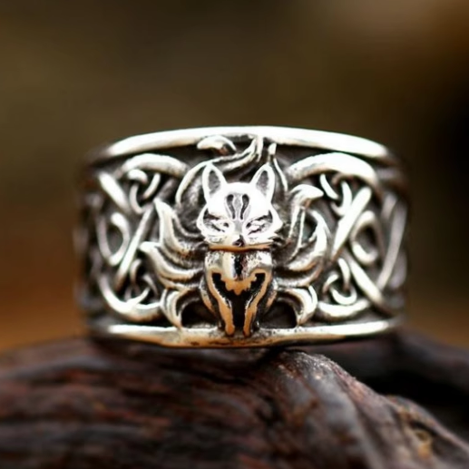 不掉色男女钛钢国潮戒指