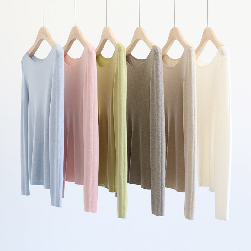 秋冬韩系多巴胺一字领纯色羊毛混纺打底长袖针织修身显瘦套头内搭,女装/女士精品,毛针织衫,淘宝优惠券,粉丝福利购,淘宝优惠卷