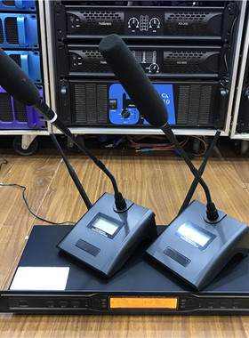 FASHENGBAO/法声宝FH204一拖二无线手持 领夹 会议鹅颈话筒