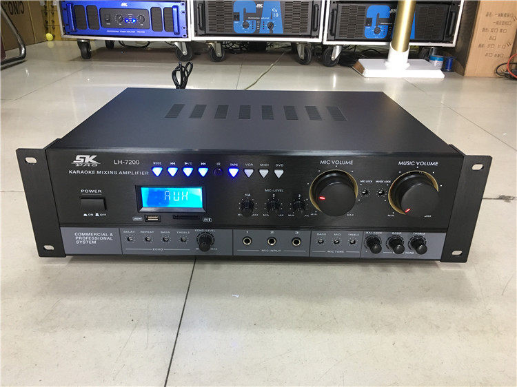 LH7200卡包功放 卡拉OK定阻功放 蓝牙usb功放 家庭KTV 会议室功放