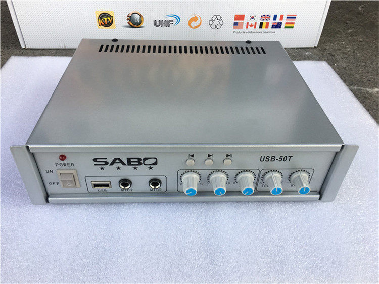 SABO/萨博usb50t定压功放 吸顶喇叭功放 背景音乐功放 广播功放