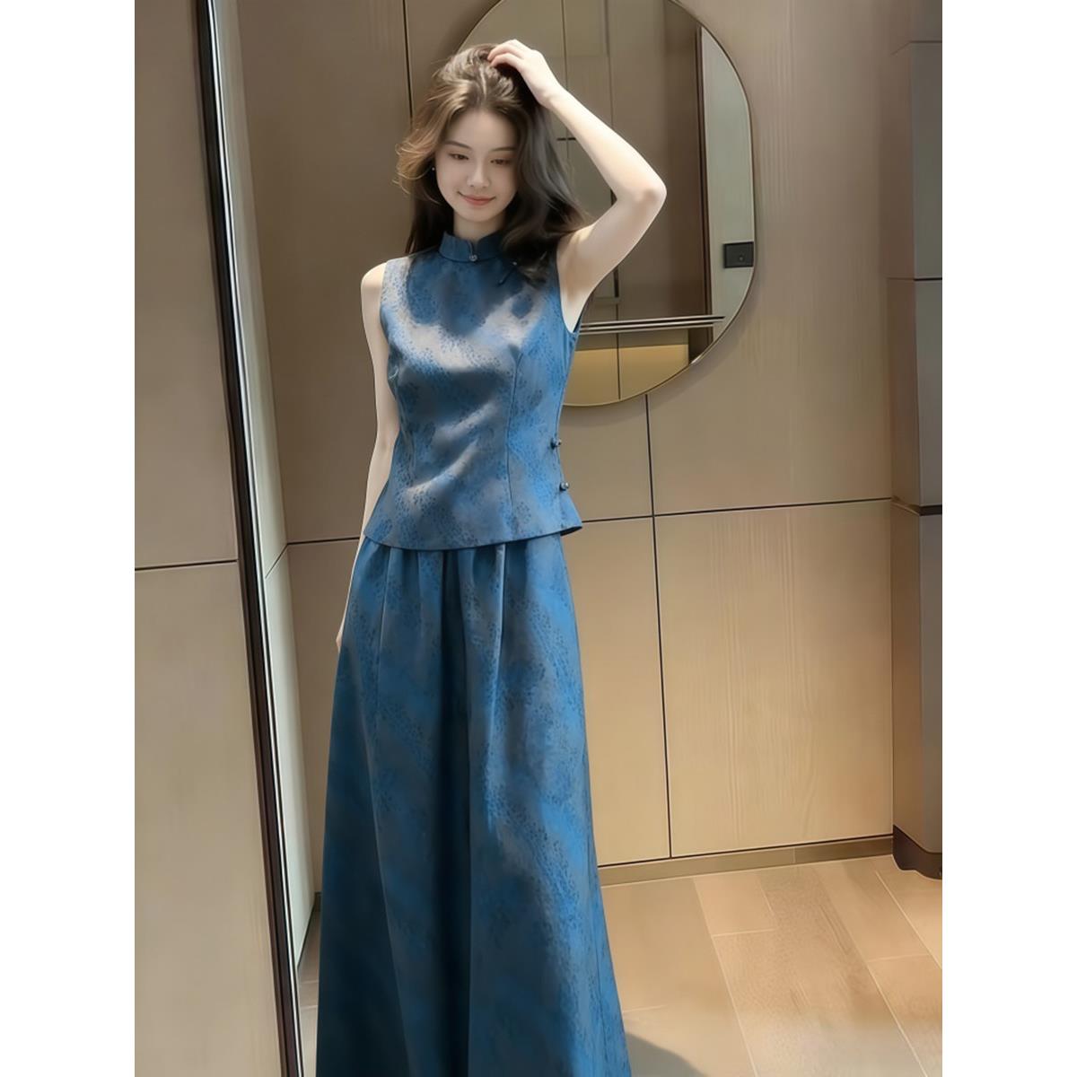 初夏独特绝美套装女2026新中式