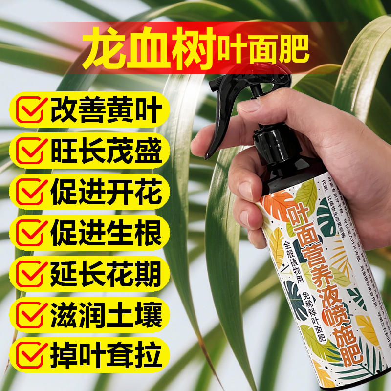 龙血树专用肥料盆栽树苗土壤复合营养液叶面肥氮磷钾肥水溶化肥料
