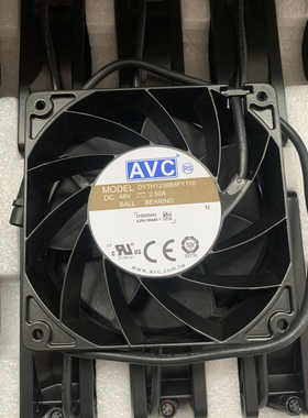 极飞p150pro防水暴力风扇AVC DYTH1238B8FY110 48V 2.5A 12038