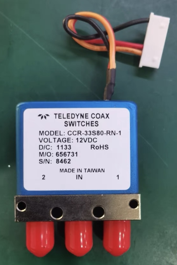 全新TELEDYNE CCR-33S80-RN-1单刀双掷SMA射频同轴开关现货