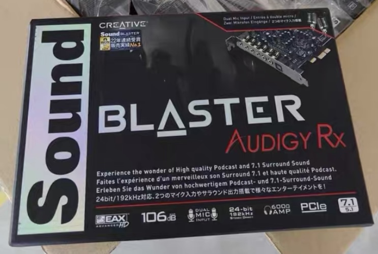 创新Creative AUDIGY Rx升级版游戏电影直播听歌7.1声卡双麦