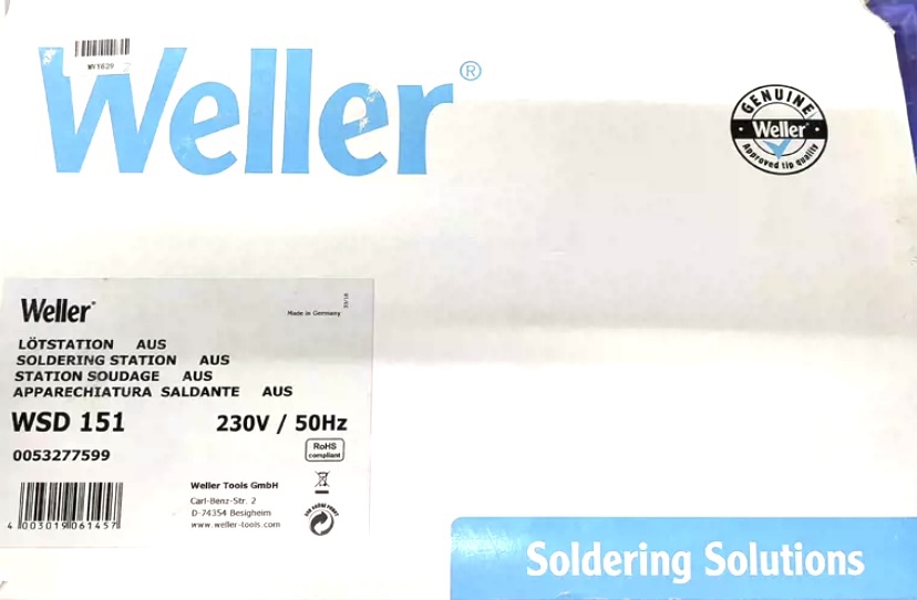德国原装WELLER威乐WSD151电烙铁150W数显无铅焊台
