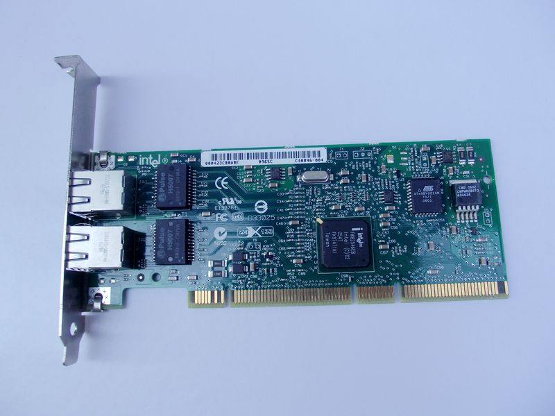 原装Inte 双口千兆网卡 PWLA8492MT 82546EB 服务器网卡 兼容PCI