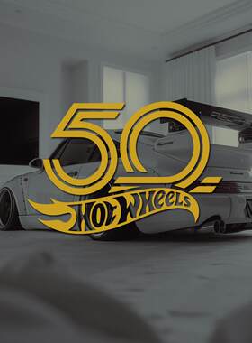 风火轮50周年纪念标汽车