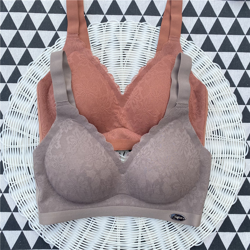 乳胶棉零束缚无感内衣背心无钢圈文胸