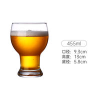 The 2026 new glass draft beer cup is a popular commercial craft beer mug. It is light luxury, high-end, with a high appearance level and creative large capacity thumbnail 7