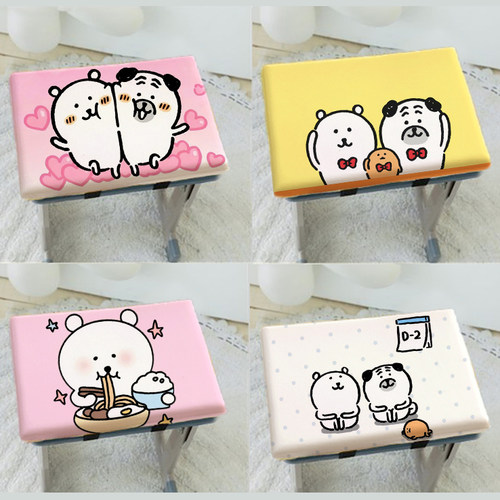 自嘲熊教室凳子垫子中小学生可爱宿舍椅子垫防滑屁股坐垫定制