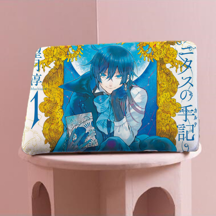 动漫瓦尼塔斯的手记办公室靠背汽车腰靠椅垫屁股坐垫学生屁垫定制