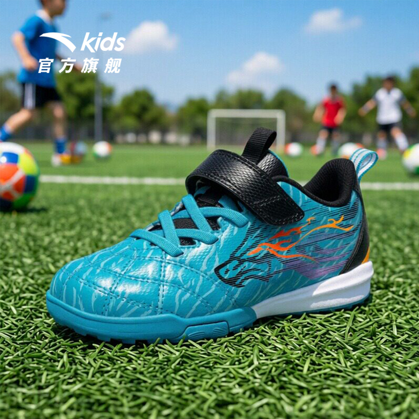 雄狮TF｜安踏儿童足球鞋2026年夏季新款小童z综合训练运动足训