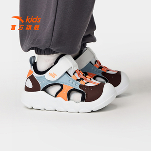 新款 包头凉鞋 男女宝宝鞋 子透气沙滩鞋 安踏学步鞋 婴幼儿童鞋 夏季