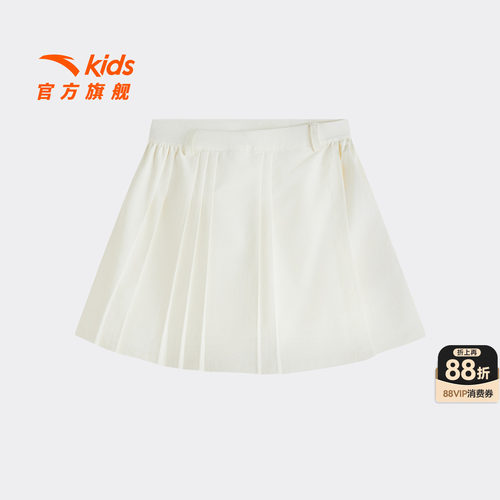 安踏儿童女大童运动裤裙