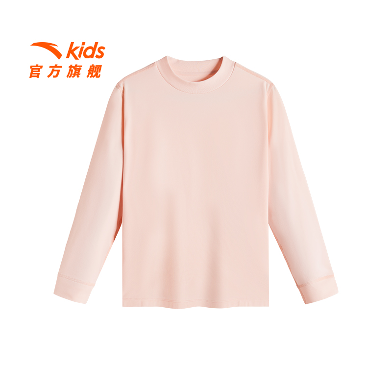 安踏儿童针织长袖上衣抗菌