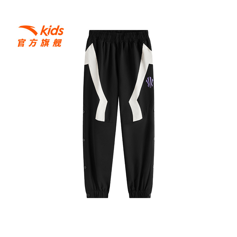 安踏儿童男大童运动长裤2026春季新款舒适亲肤中大童宽松篮球裤子