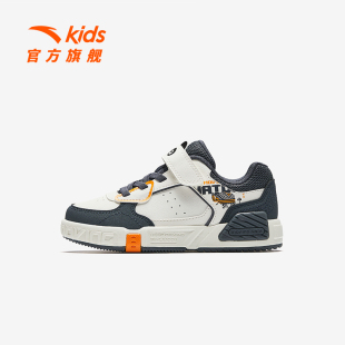 舒适防滑耐磨儿童犟弹休闲板鞋 新款 潮 2025春季 安踏儿童男小童板鞋