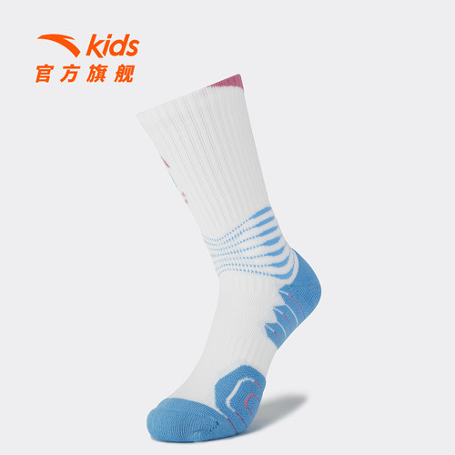 安踏儿童男大童篮球袜