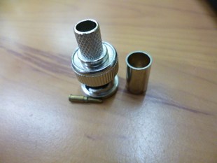 Q9头 BNC头 三件套压线转接头 免焊监控工程专用 BNC