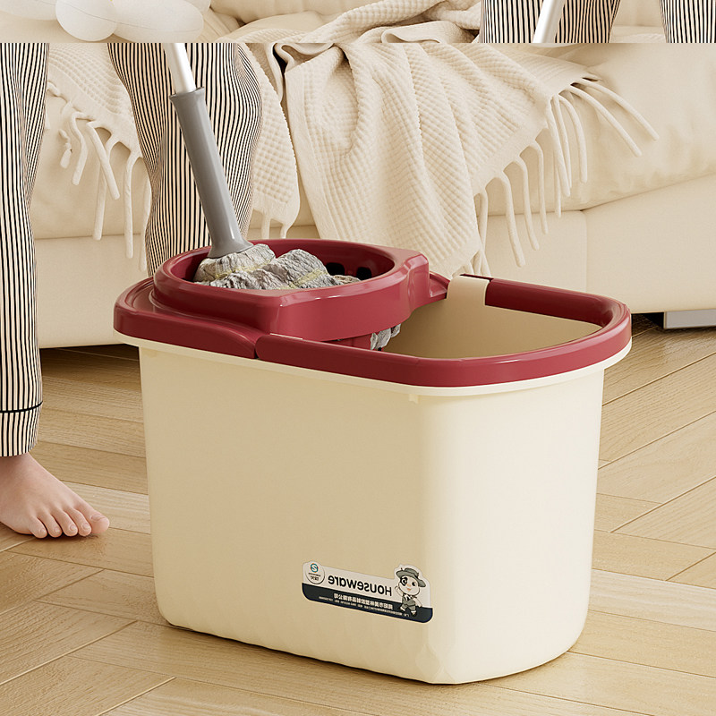 多功能带轮子地拖桶加厚手提拖地水桶脱水桶免手洗两用老式拖把桶