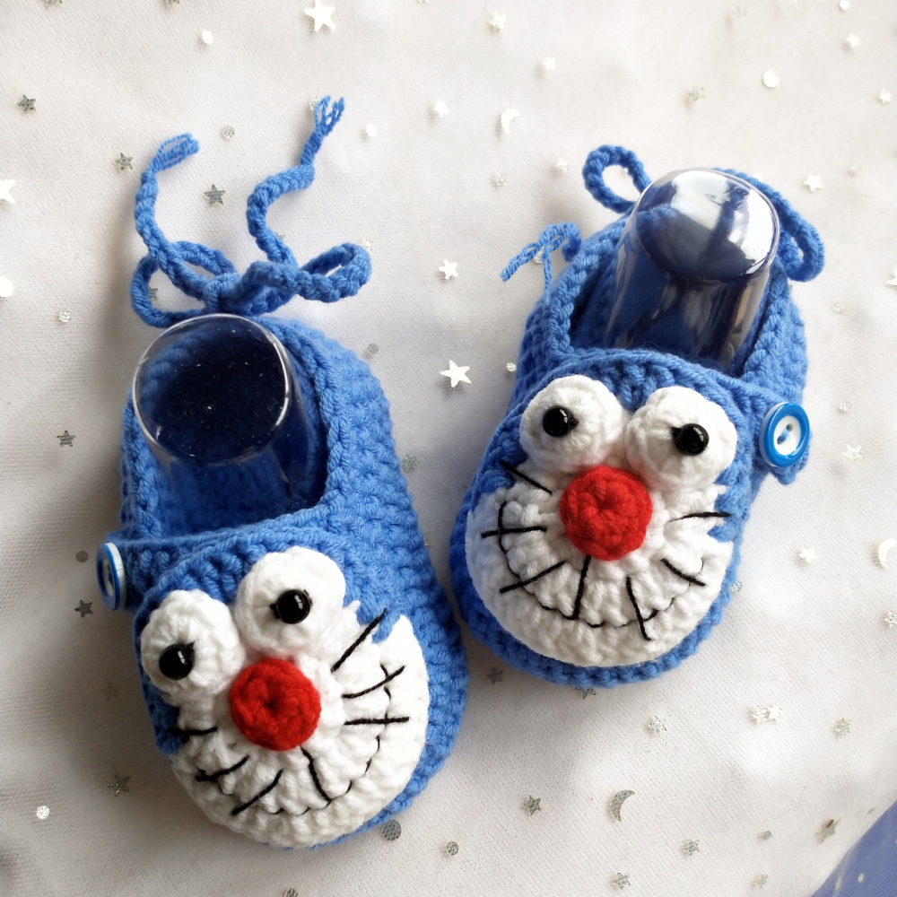 婴儿鞋秋冬卡通纯手工卡通